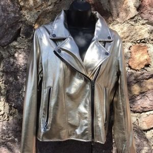 Silver Motto Jacket size M